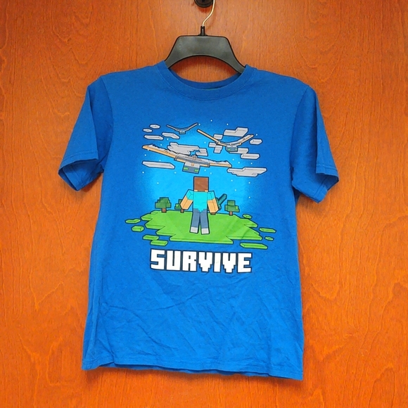 Final Sale Euc Minecraft Tshirt Size 12 